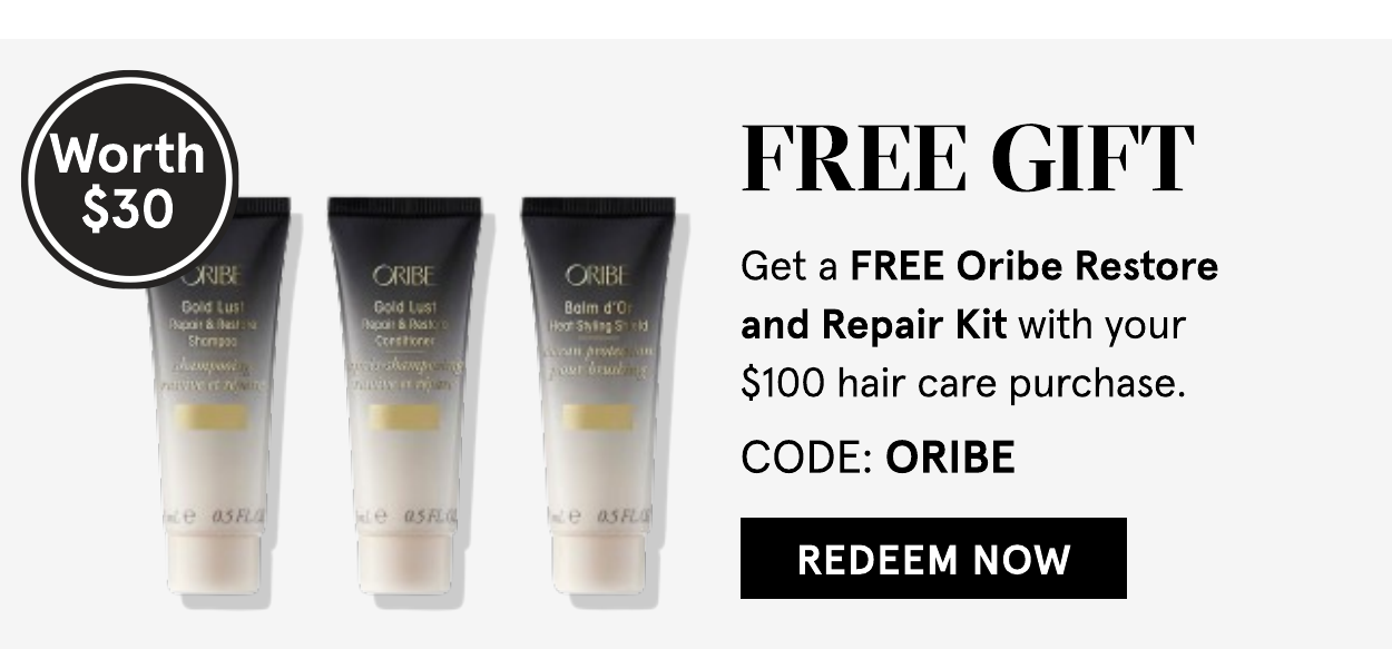 FREE ORIBE GIFT with code ORIBE