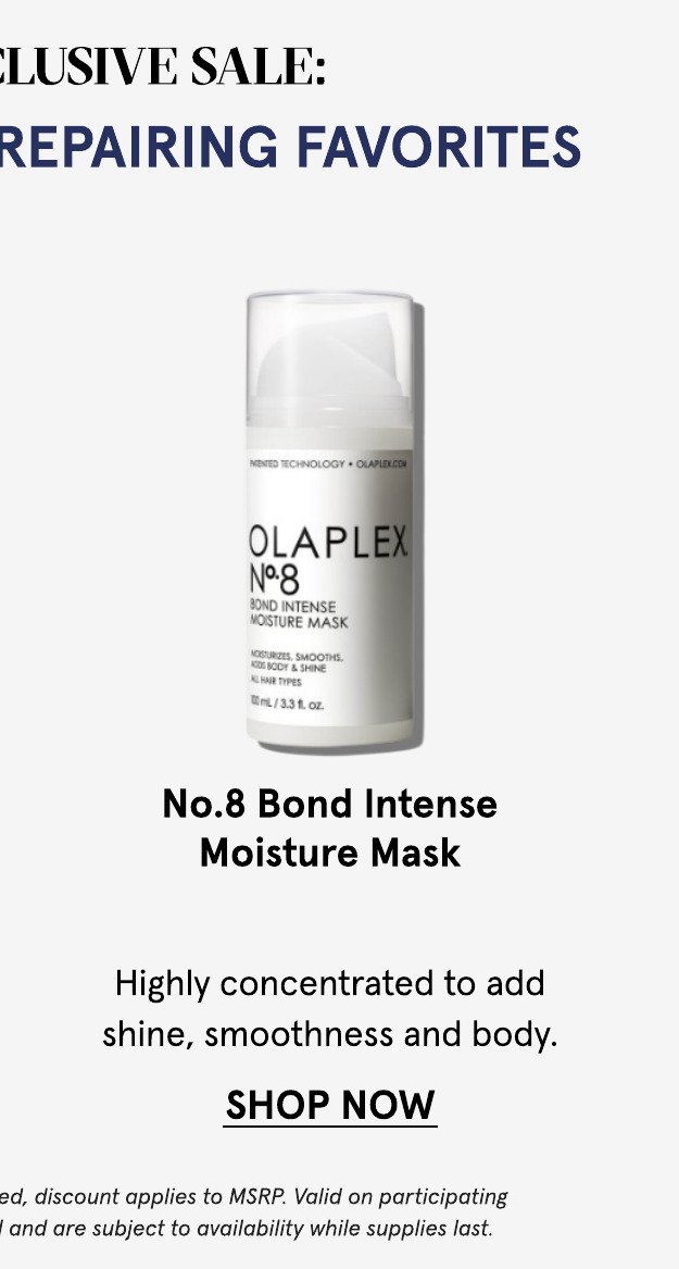 Olaplex No 8 Bond Intense Moisture Mask 3.3 fl. oz.