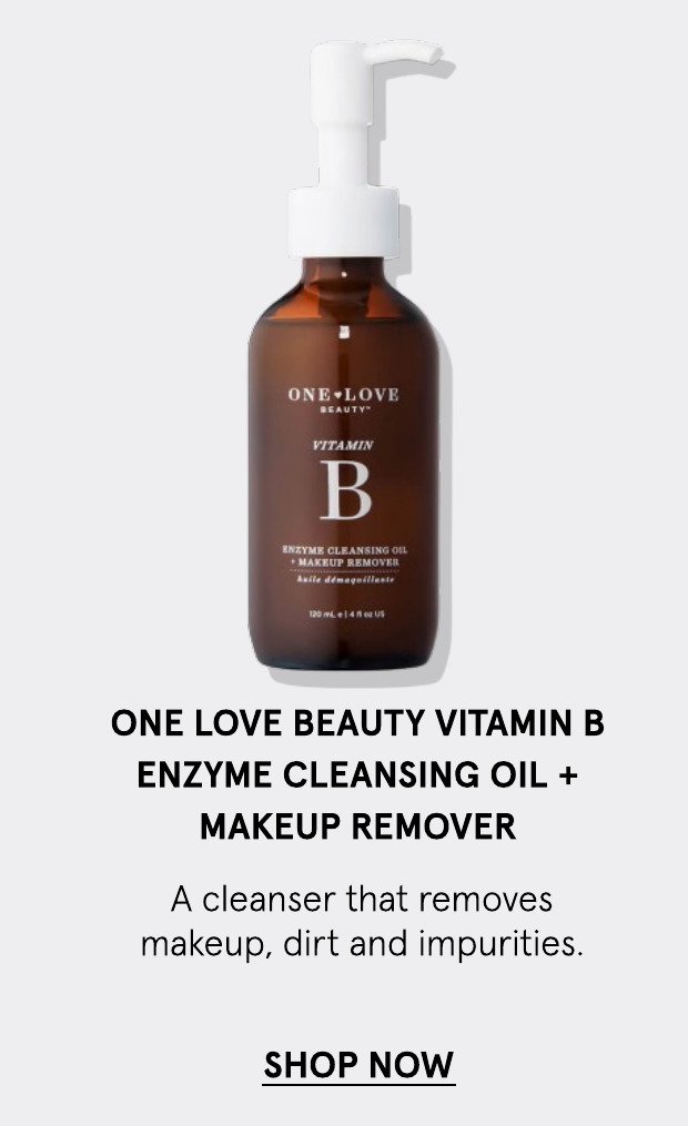 One Love Organics Vitamin B Enzyme Cleansing Oil Makeup Remover