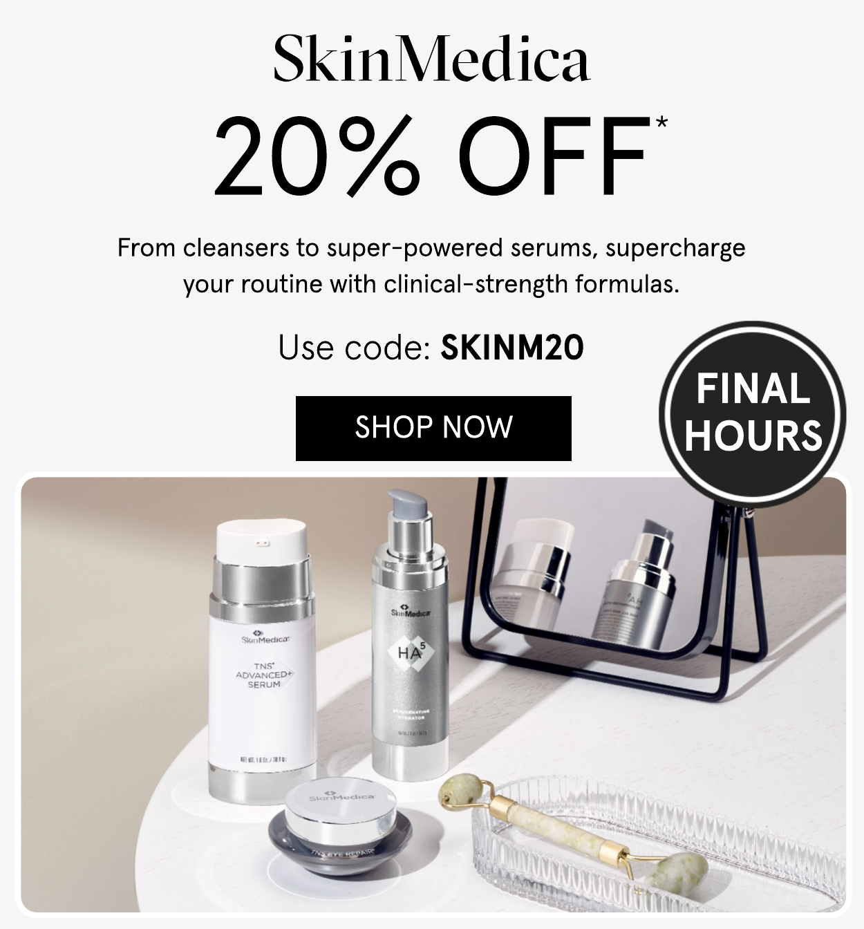 20 off skinmedica