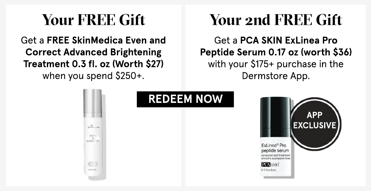 Two free gifts with \\$250 purchase