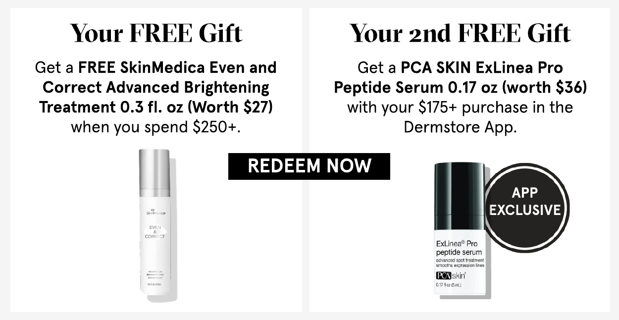 Free SkinMedica Gift Worth \\$27 and PCA SKIN Gift Worth \\$36