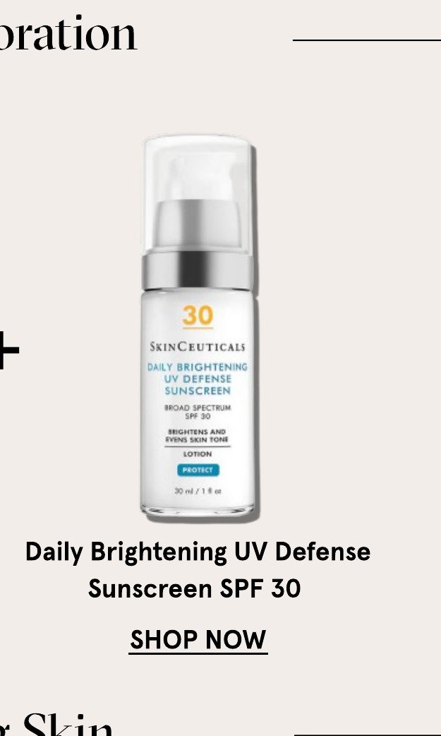 SkinCeuticals Daily Brightening UV Defense Sunscree