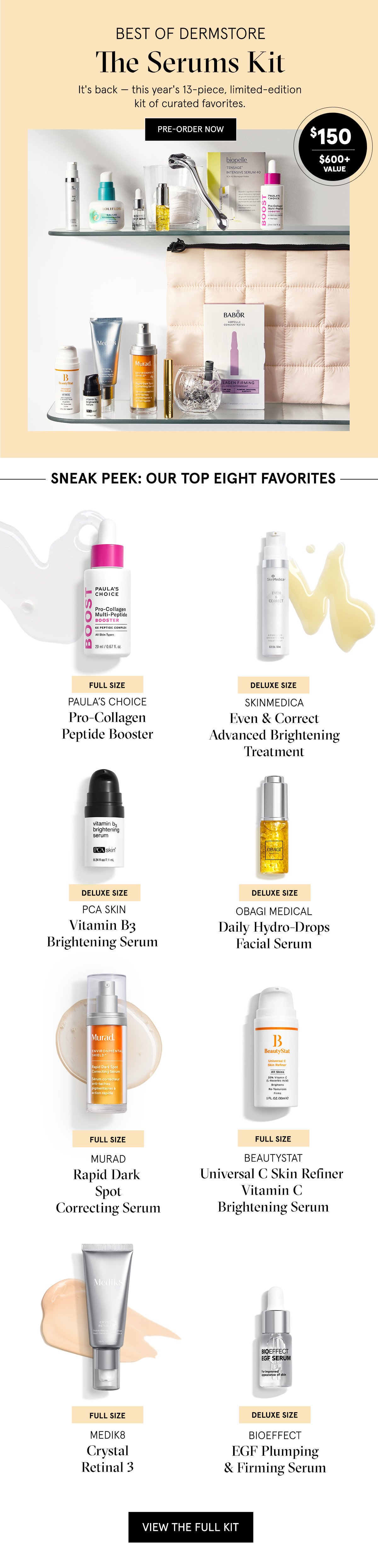 Pre-Order The Serums Kit