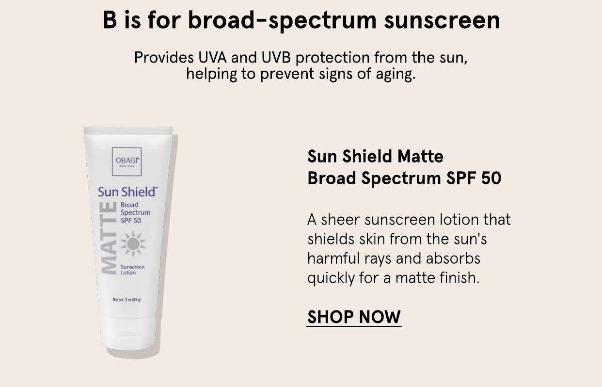 Obagi Sun Shield Matte Broad Spectrum SPF 50