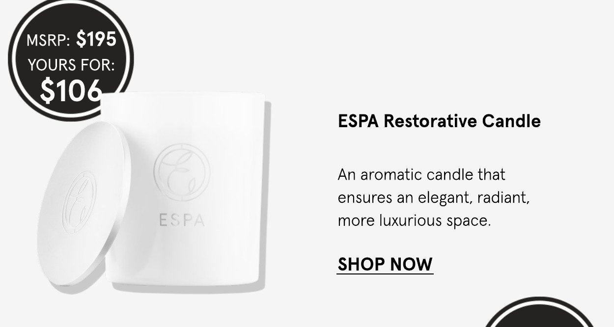 ESPA Restorative Candle 1kg