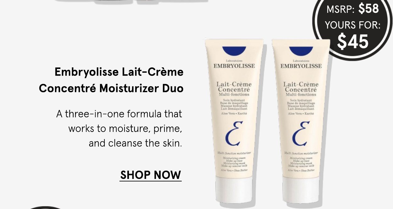 Embryolisse Lait Creme Concentre Moisturizer Duo