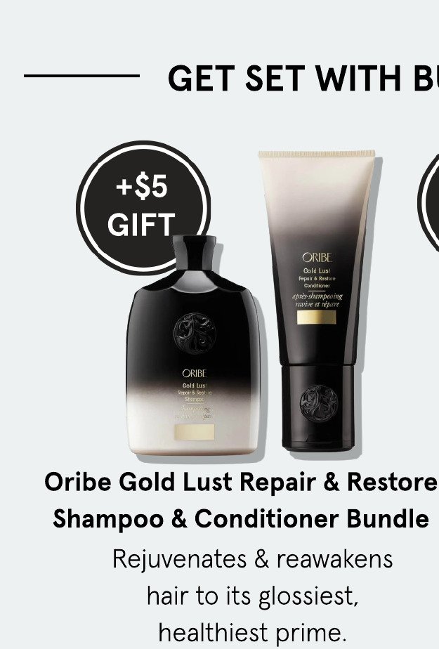 Oribe Gold Lust Repair and Restore Shampoo and Conditioner Bundle