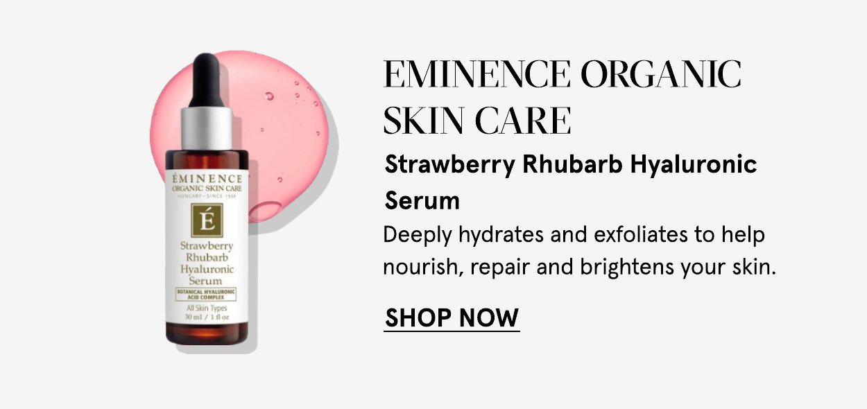 Eminence Organic Skin Care Strawberry Rhubarb Hyaluronic Serum