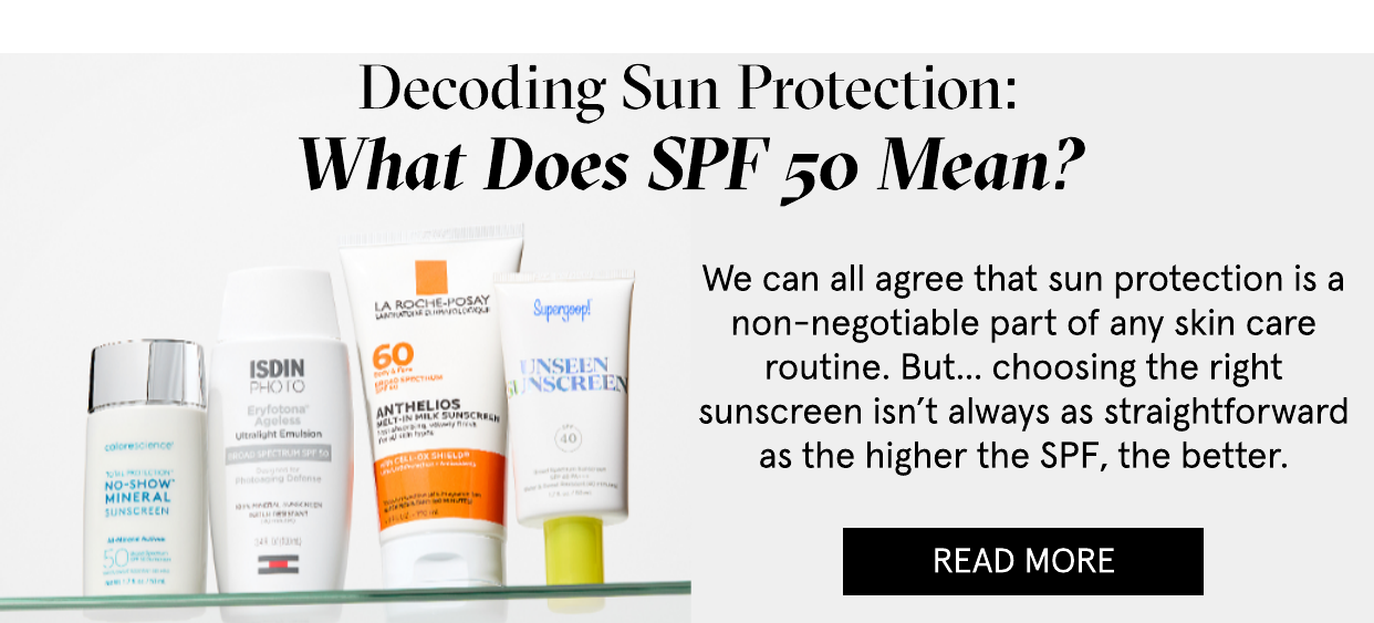 What does SPF 50 Mean?