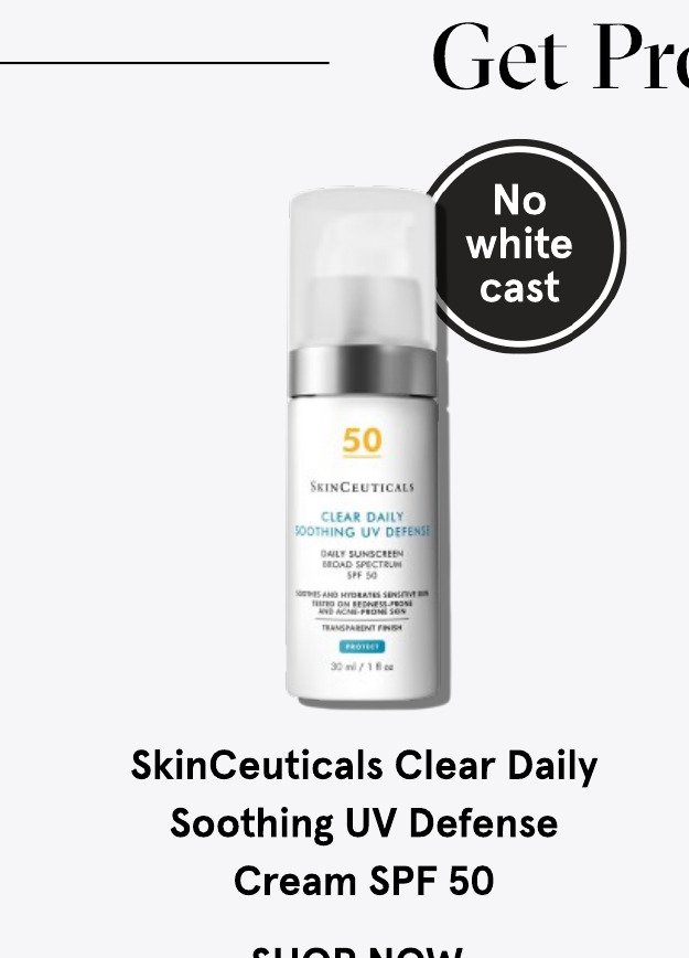 SkinCeuticals Clear Daily Soothing UV Defense Cream SPF 50