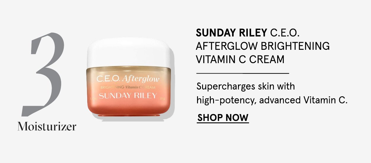 Sunday Riley C.E.O. Afterglow Brightening Vitamin C Cream