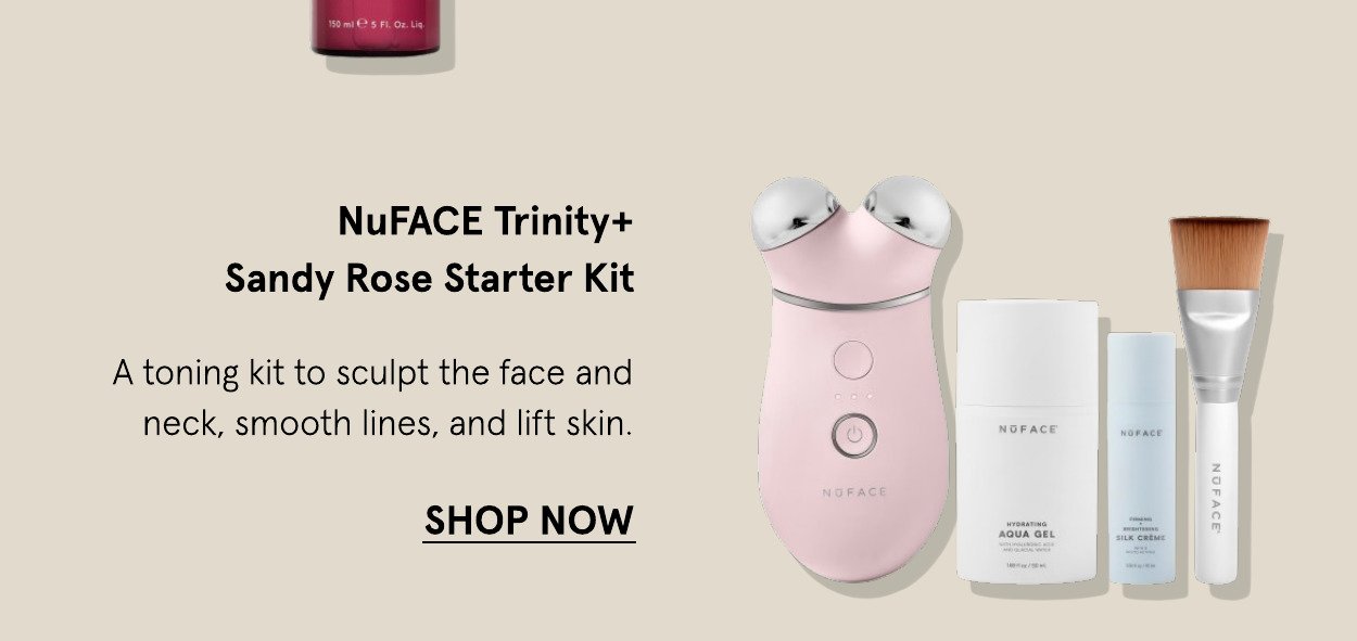 NuFACE Trinity+ Sandy Rose Starter Kit