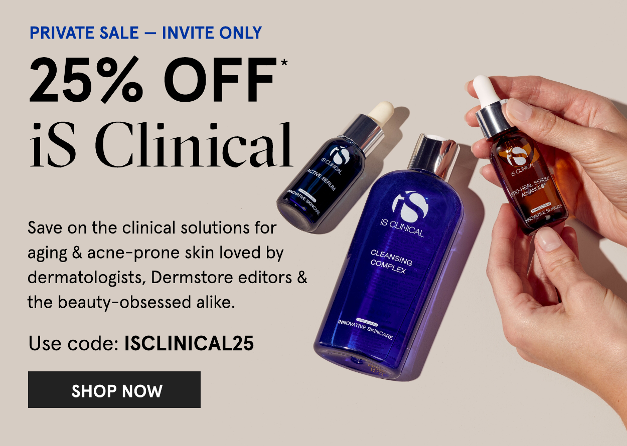 25 off iS Clinical with code ISCLINICAL25
