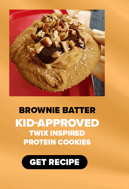 Try our Twix Inspired Protein Cookies