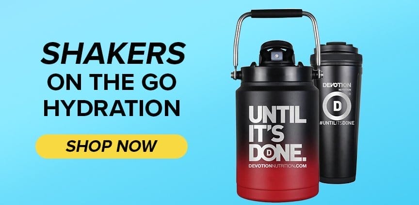 Shakers for on the go hydration