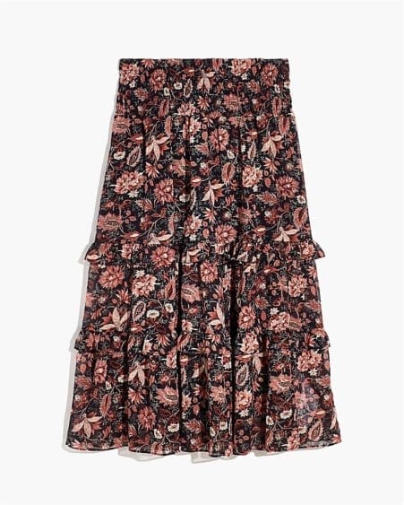 Ruffle Tiered Mini Skirt