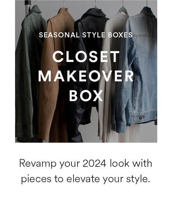 Closet Makeover Box