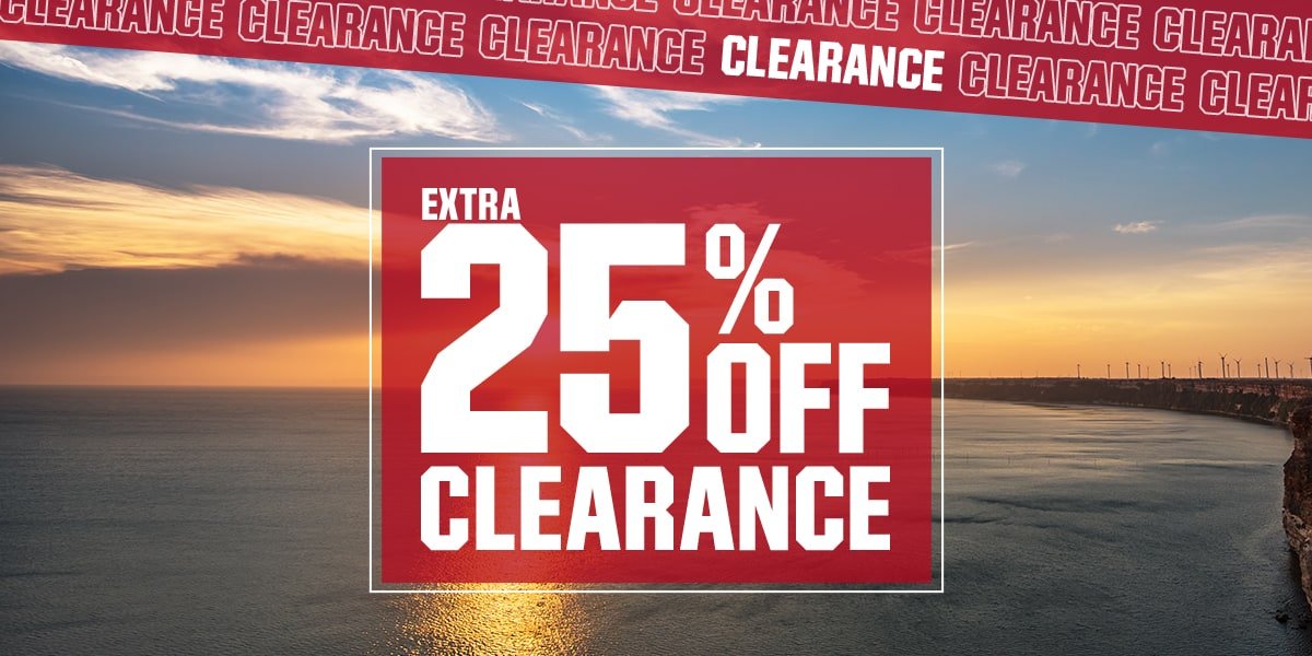 \xa0Extra 25% off clearance.