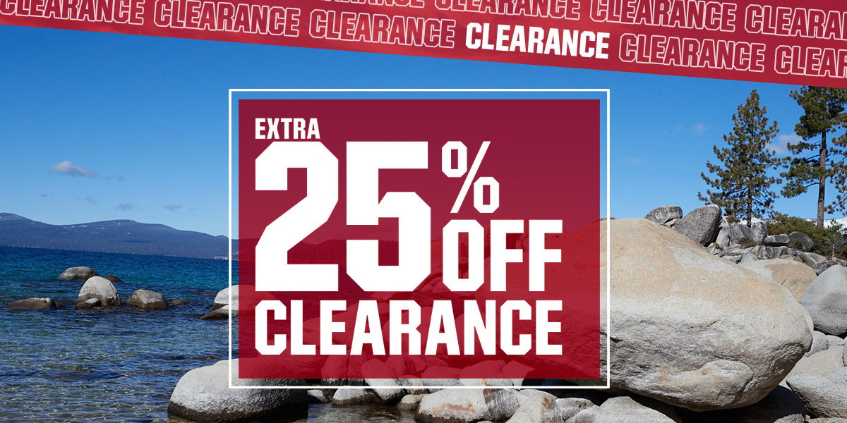 \xa0Extra 25% off clearance.