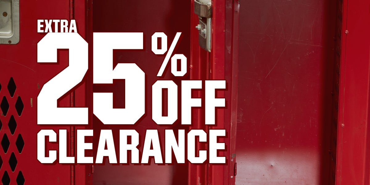 \xa0Extra 25% off clearance.