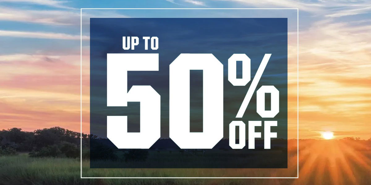 \xa0Up to 50% off.