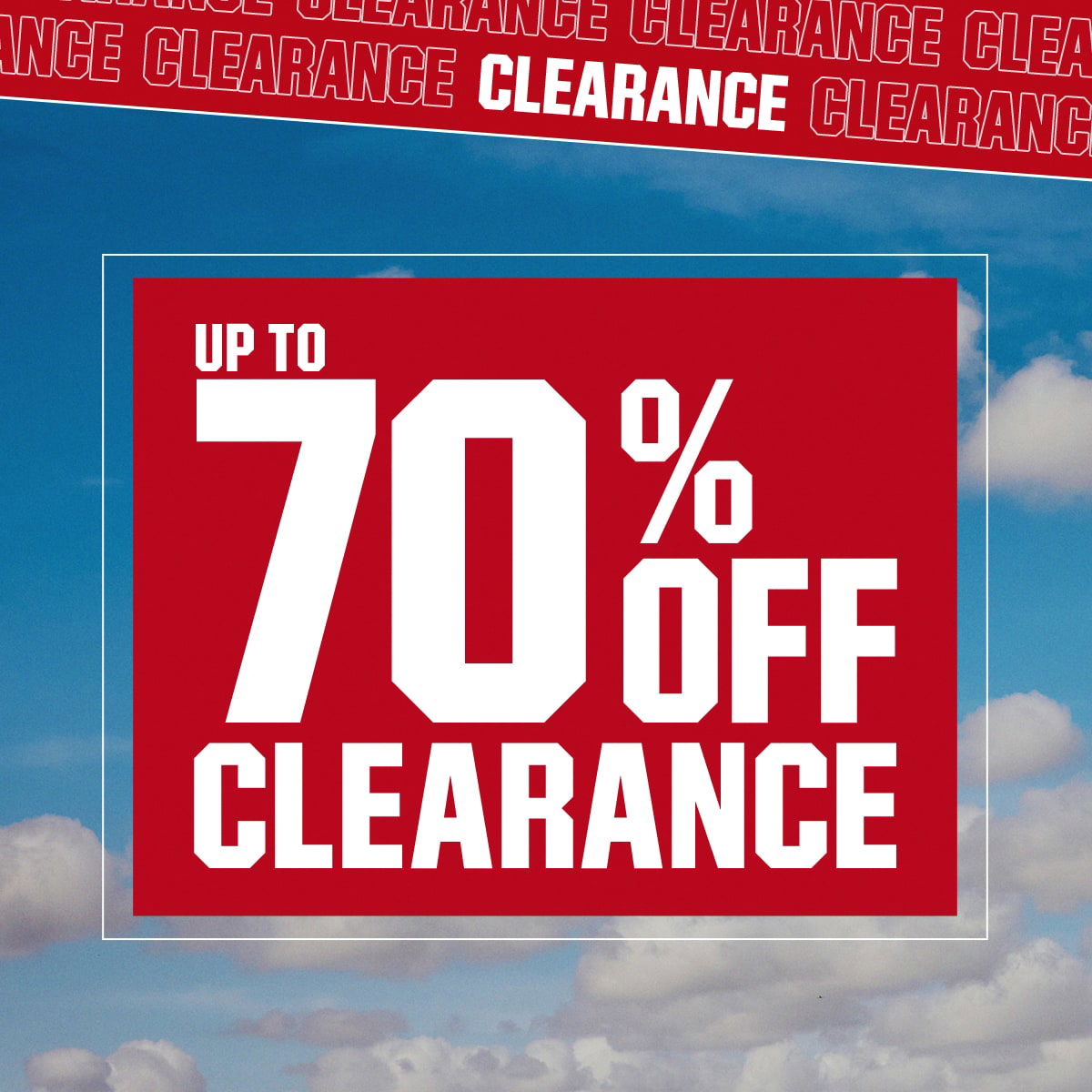 \xa0Up to 70% off clearance.