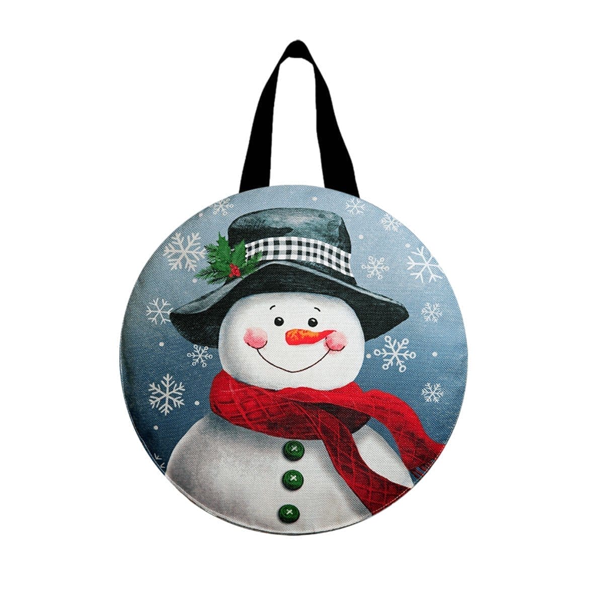 Image of Smiling Snowman Door Hanger