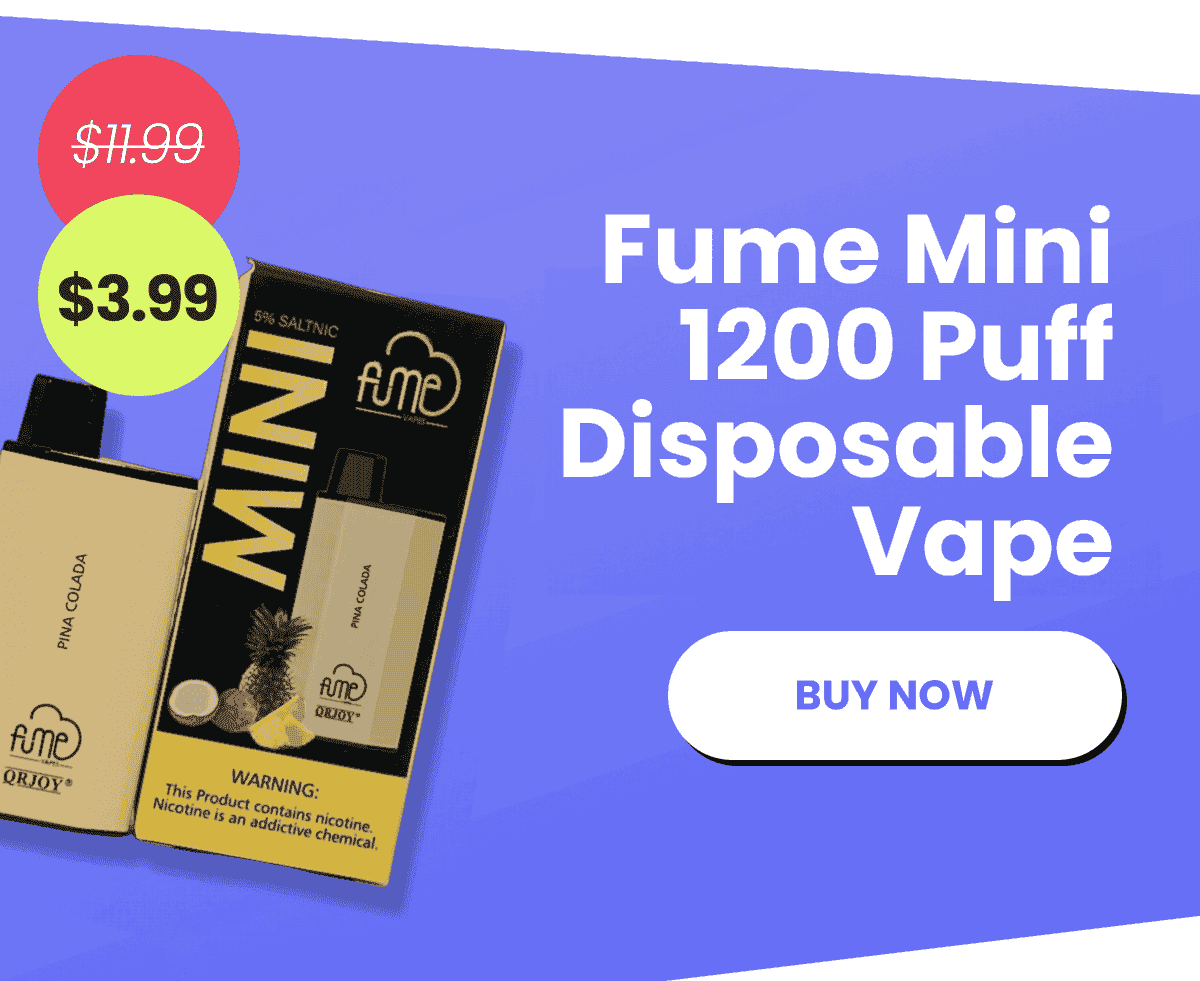 Fume Mini 1200 Puff Disposable Vape