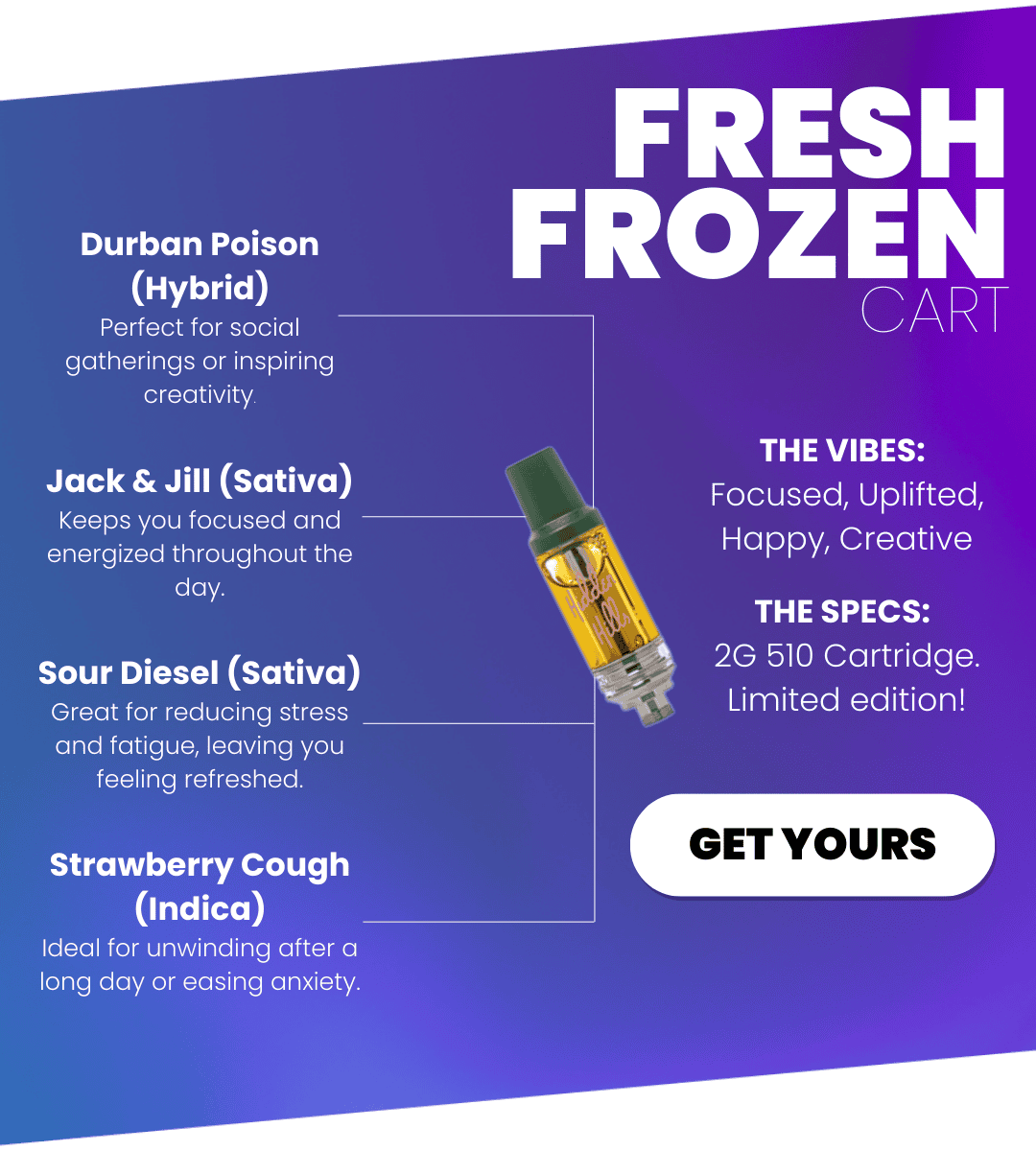 Hidden Hills Club Fresh Frozen Carts