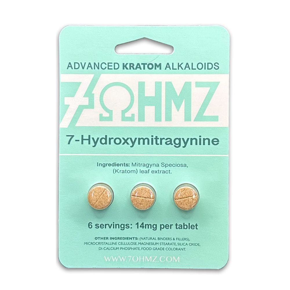 Image of 7OHMZ Kratom Extract Tablets 3ct