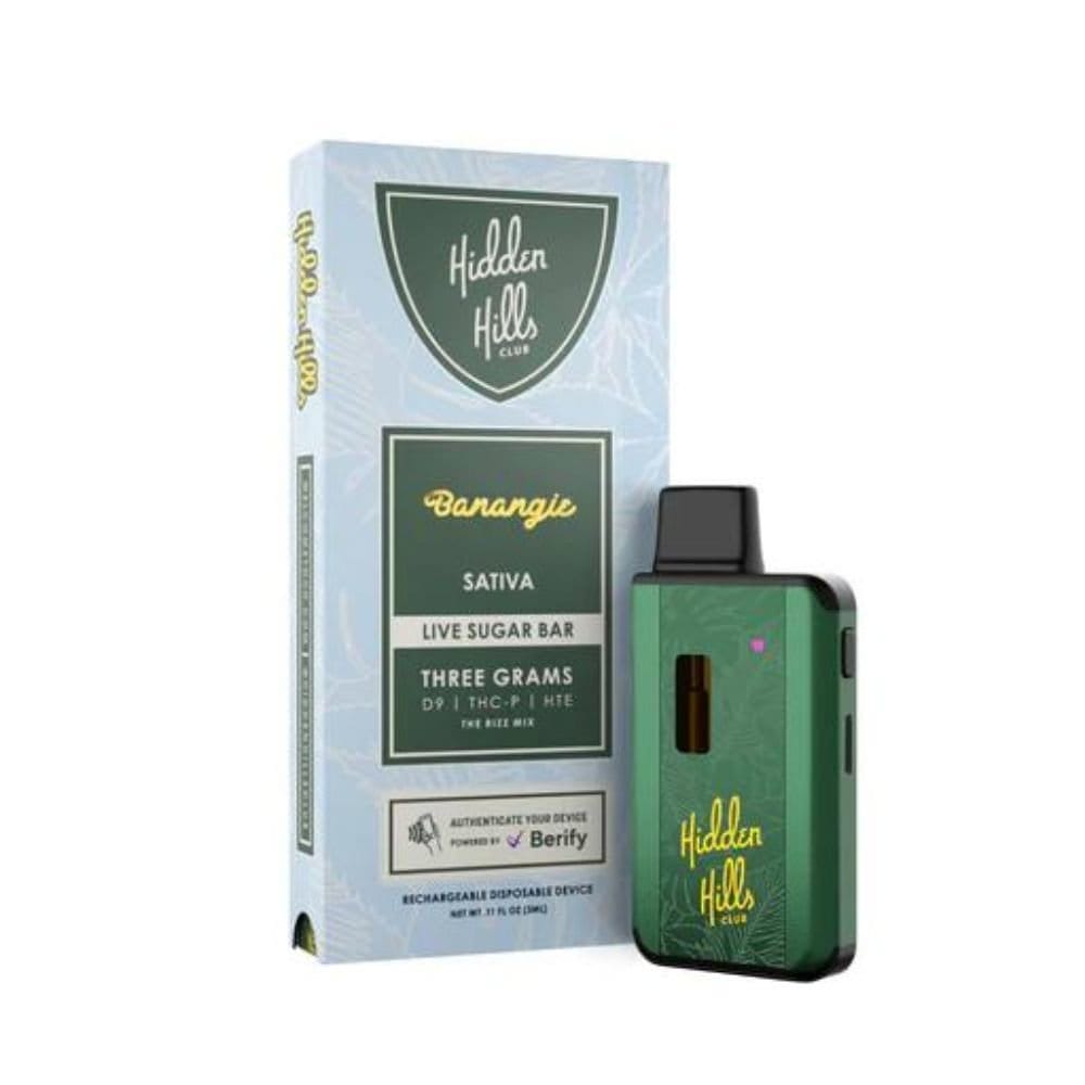 Image of Hidden Hills Live Sugar Bar 3G THC Disposable Vape