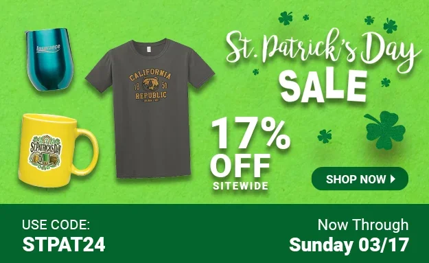 St. Patrick's Day Sale | 17% Off Sitewide | Use Code: STPAT24 | Shop Now