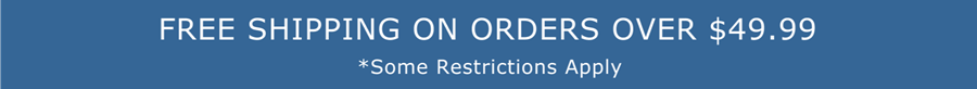 Enjoy FREE FedEx Ground shipping on orders over \\$49.99, anywhere in the U.S., including Alaska and Hawaii. Some restrictions apply*