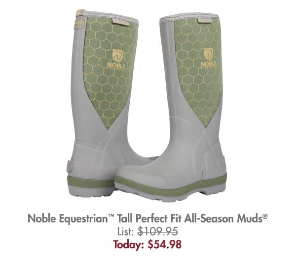 Noble Equestrian™ Ladies’ Tall Perfect Fit All-Season Muds® - \\$54.98