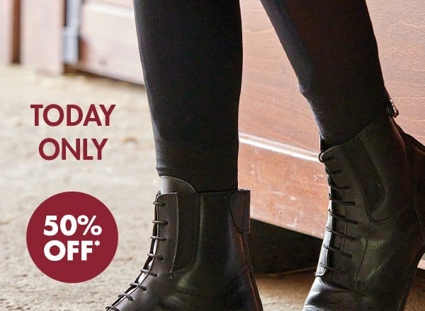 Flash Sale: 50% OFF Select Footwear