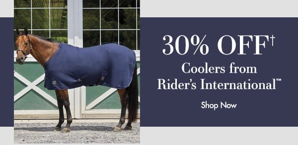 30% Off Coolers from Rider's International