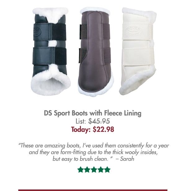 DS Sport Boots with Fleece Lining - \\$22.98