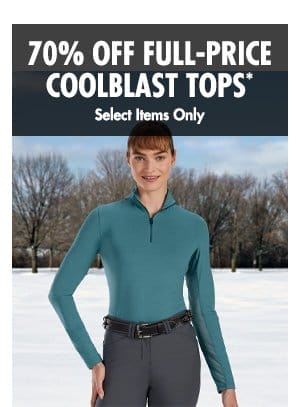 70% off full-price CoolBlast Tops