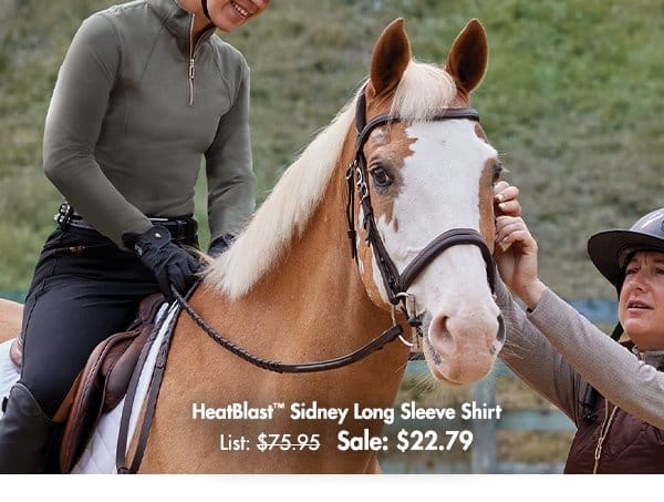 HeatBlast™ Ladies’ Sidney Long Sleeve Shirt - \\$22.79