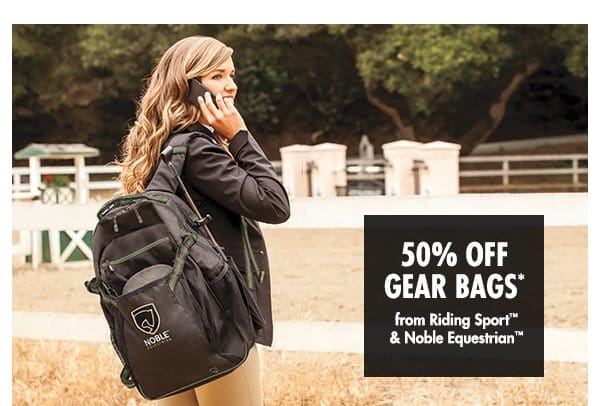 50% OFF Gear Bags from Riding Sport & Noble Equestrian