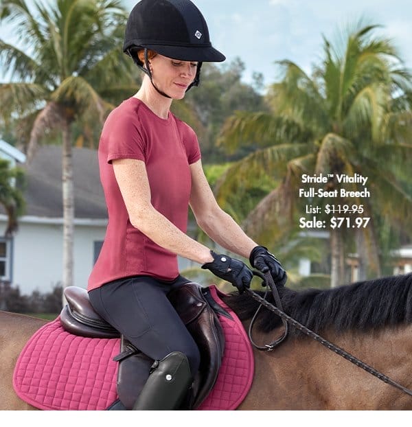 Stride™ Ladies’ Vitality Full-Seat Breech - \\$71.97