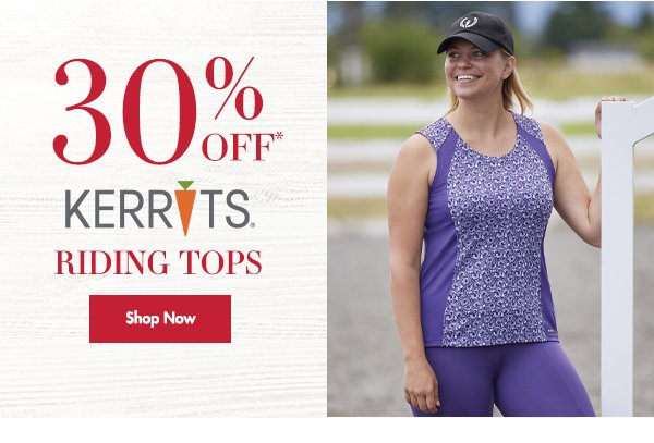 30% Off Kerrits Riding Tops