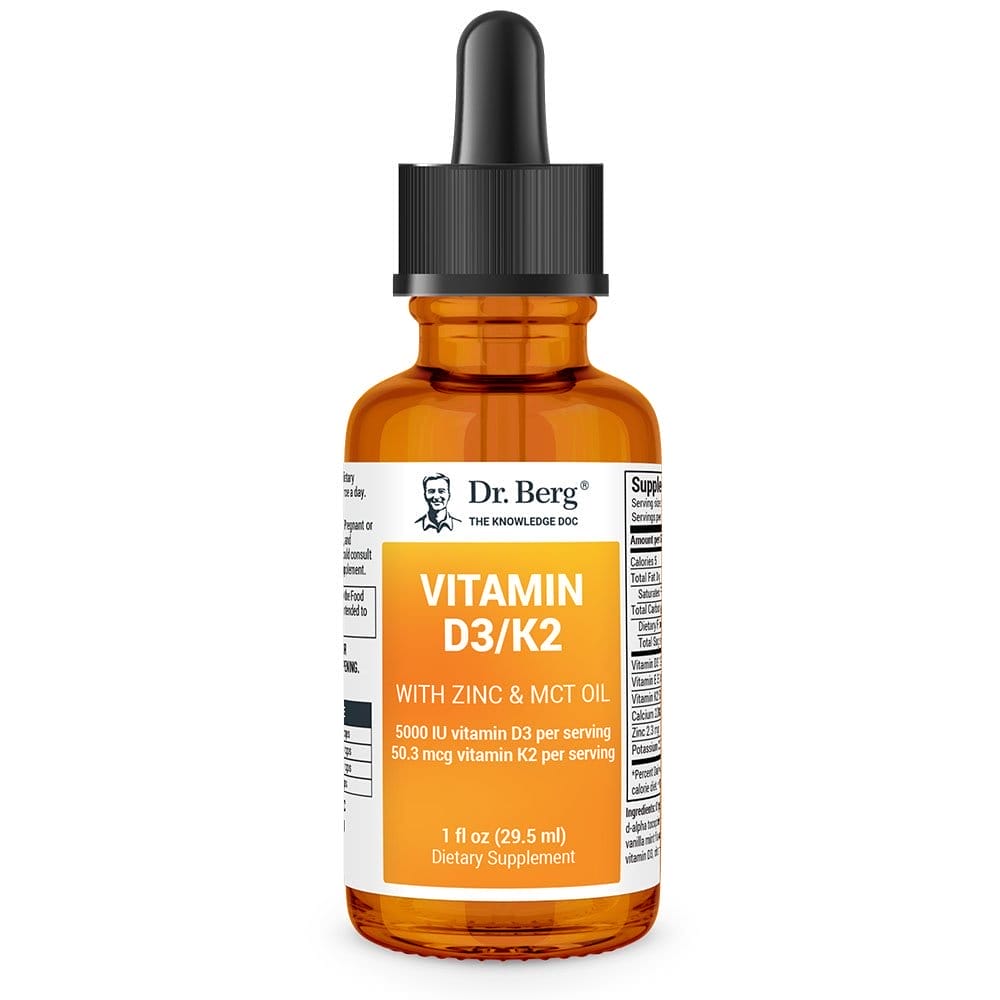 Image of Vitamin D3/K2 with Zinc and MCT Oil