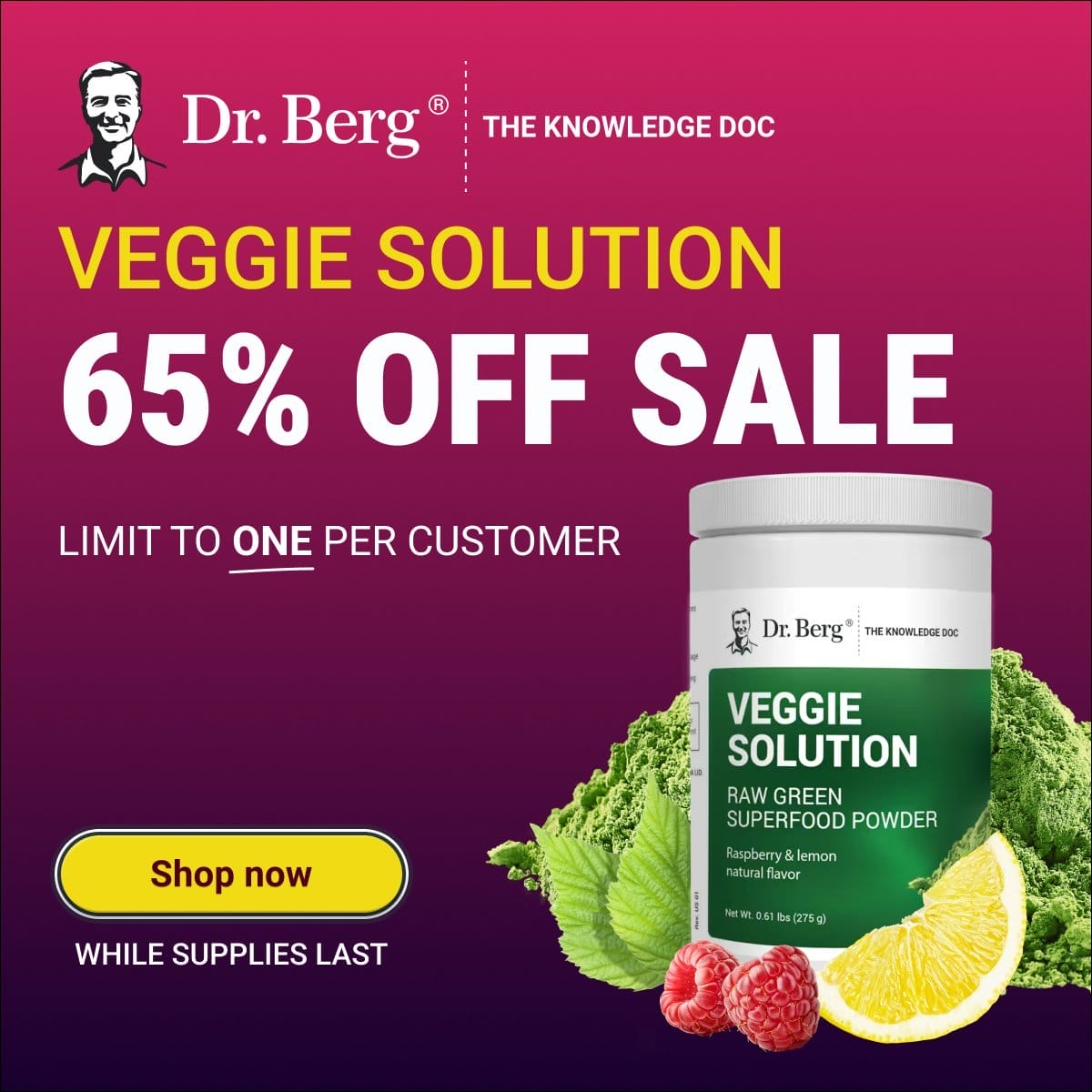 Veggie Solution Sale!