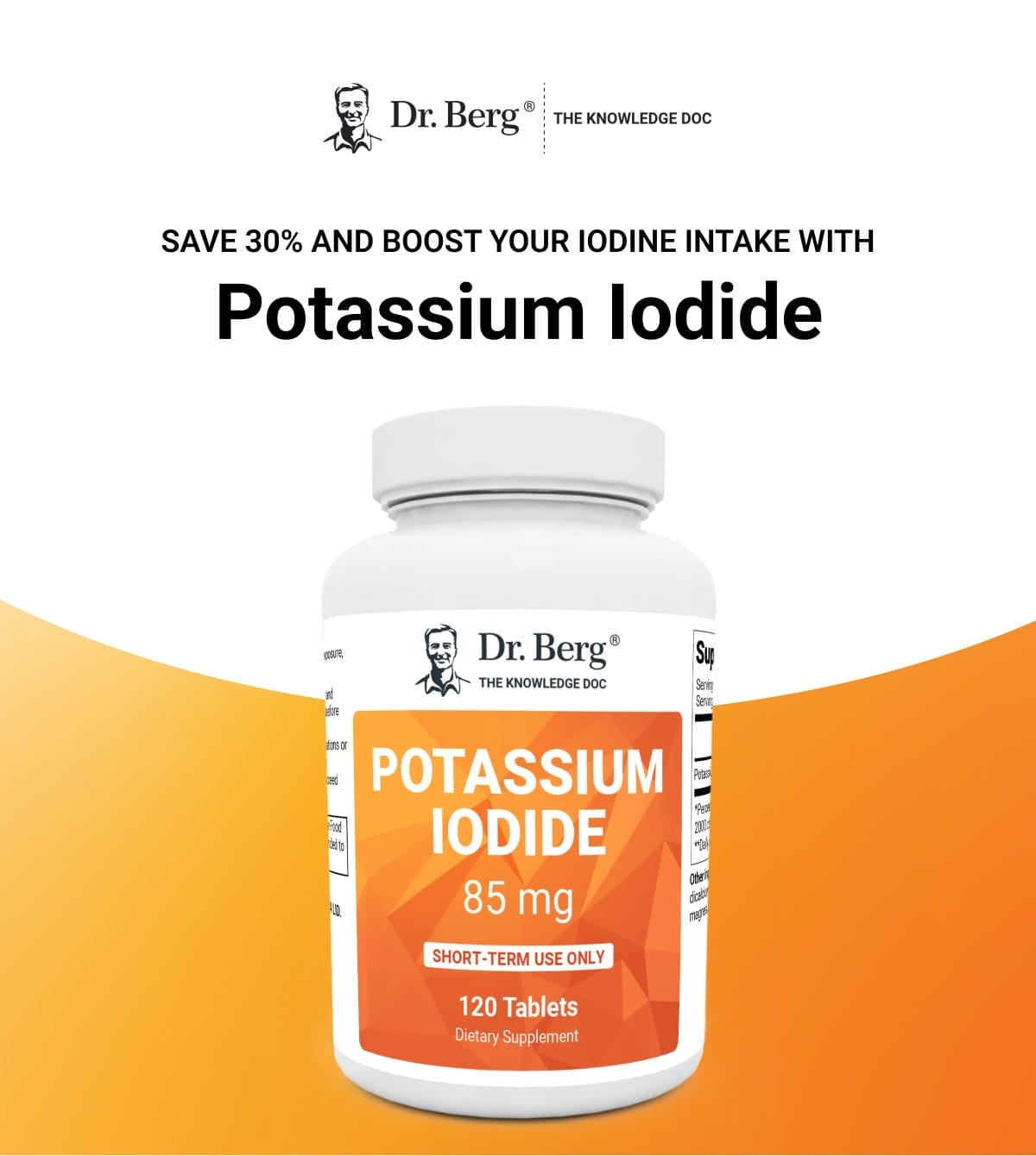 Save 30% off on Potassium Iodide