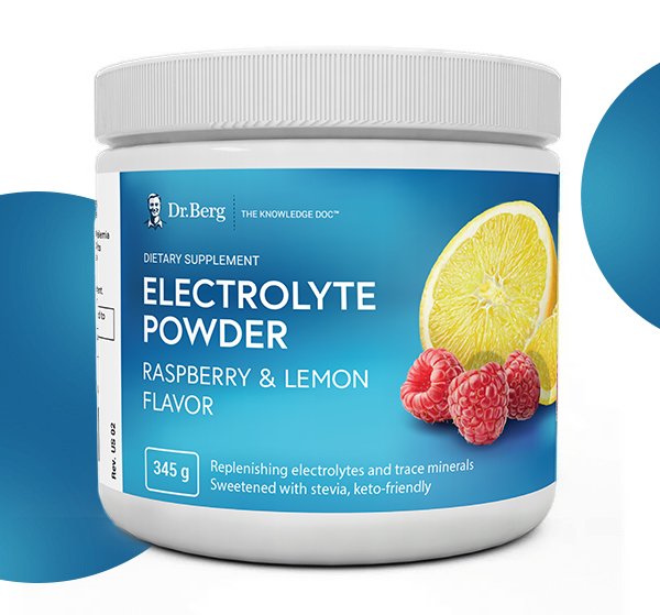 Electrolyte Powder Raspberry & Lemon Natural Flavor