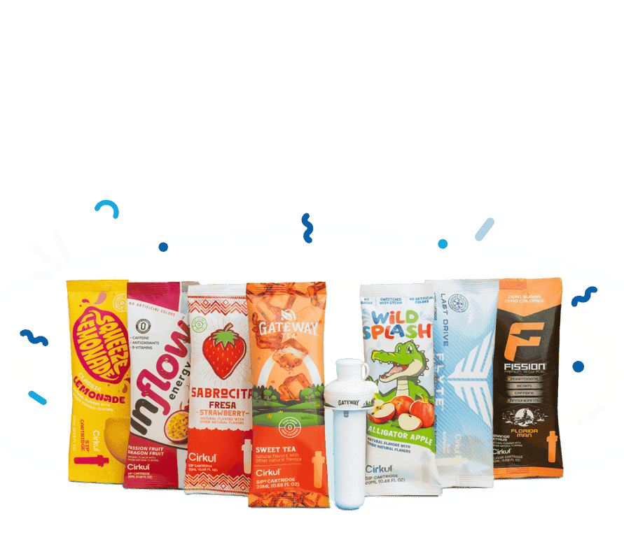 Endless flavor options for a healthier, hydrated you!