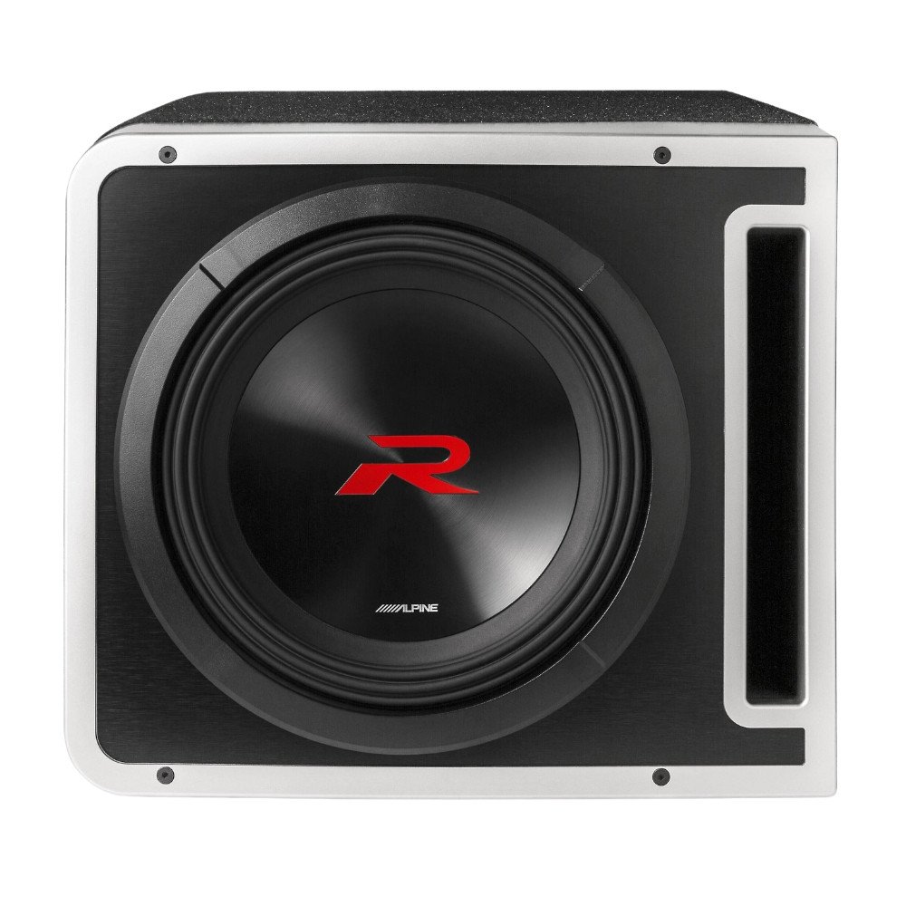 Image of Alpine S-Series R2-SB12V Pre-Loaded 12" Ported Subwoofer Enclosure w/ 750W RMS