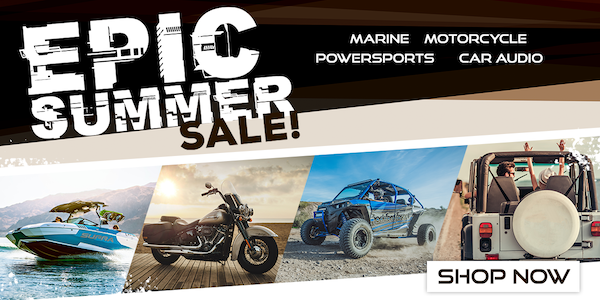 Shop The Epic Summer Sale at Drive-In Autosound!